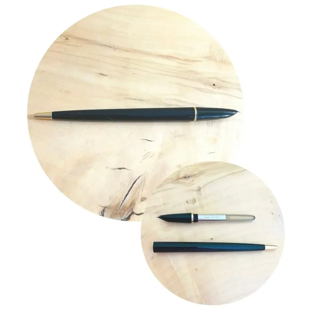 Vtg PARKER 51 Iconic Hooded Fountain Pen Nib Classic Lucite